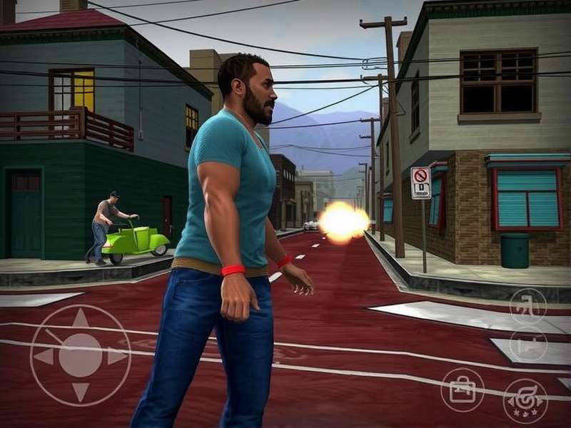 Slum Street Shooter Gameplay Screenshot